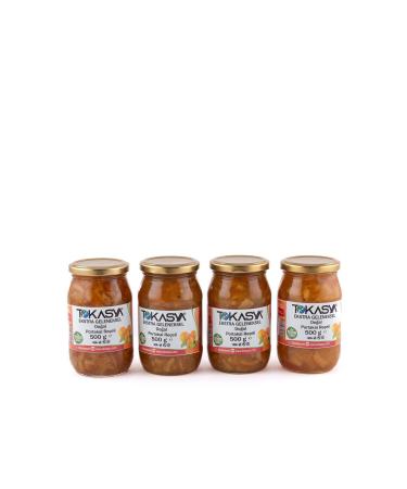 tokasya Natural Apricot Jam 500 g (4 Jars)