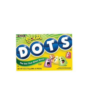 Tootsie Rool Tootsie Sour Dots Theater Box 170g