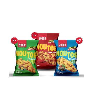 Z ber Noutos Chickpea Chips Introduction Pack 55g x 5 pieces