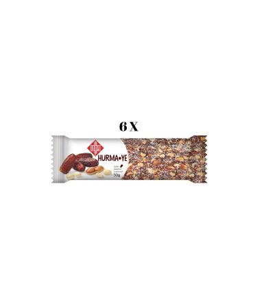 Tempo Confectionery Date Bar with Nuts 40gr 6 Pieces