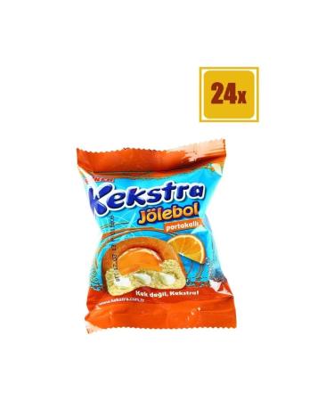 lker Kekstra Jellyball Cake Orange 40gr x 24