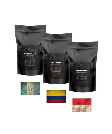 Eleonora Coffee Roasters Advantageous Trial Pack 3x100 gr Guatemala - Colombia - Indonesia