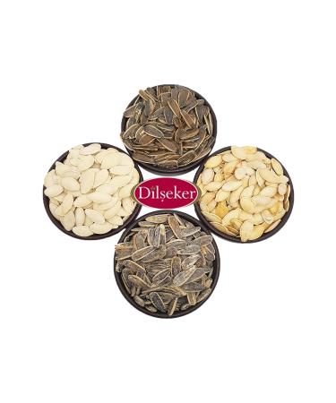 Dil eker 4-Piece Double Seed Set (SUNFLOWER SEEDS PUMPKIN) 4000 grams
