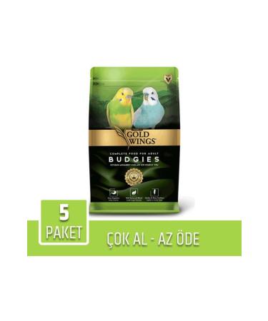 Gold Wings Premium Budgie Food 1kg X 5 Packs