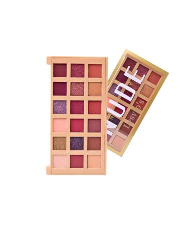 vipcheap 18 Color Matte & Pearlescent Nude Eyeshadow Palette