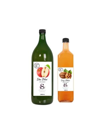 Suheylaana Natural Apple Vinegar 1500 Ml - Natural Green Grape Vinegar 500 Ml