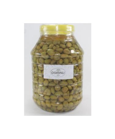 OTTOMAN PISTACHIO MANUFACTURING Hand-Cracked Green Olives Homemade Green Olives Stone-Cracked Green Olives (5 pieces)