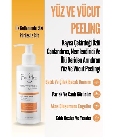 For You Gold Apricot Kernel Extract Revitalizing Moisturizing and Exfoliating Face and Body Peeling - Buy Online on GoSupps.com