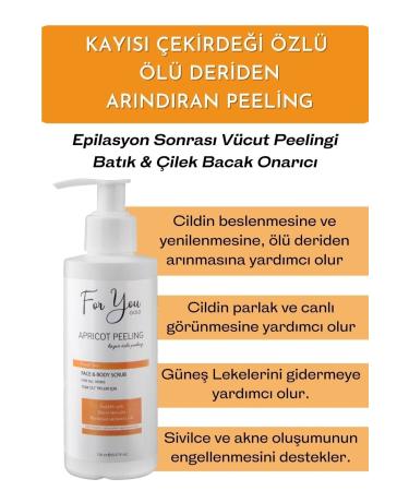 For You Gold Apricot Kernel Extract Revitalizing Moisturizing and Exfoliating Face and Body Peeling - Buy Online on GoSupps.com