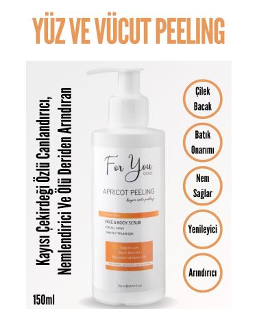 For You Gold Apricot Kernel Extract Revitalizing Moisturizing and Exfoliating Face and Body Peeling - Buy Online on GoSupps.com