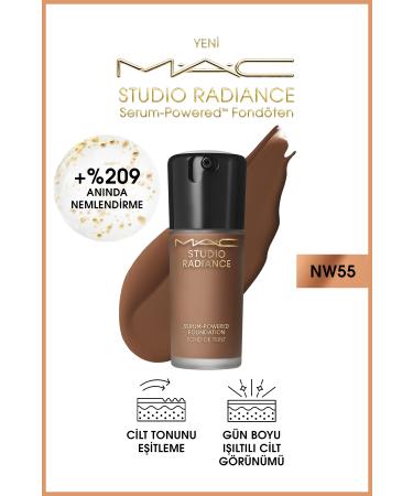 Mac Studio Radiance Serum-powered Luminous Finish Skincare Foundation - Nw55 - 30ml