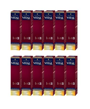 Vital Colors Cream Tube Hair Dye 12-00 VERY LIGHT YELLOW 60 ml X 12 pcs