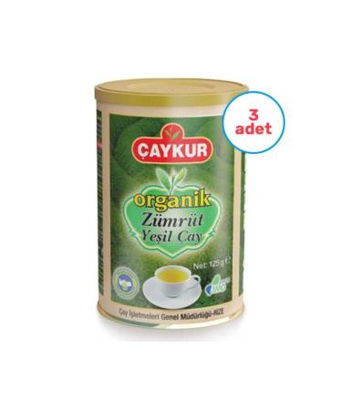 aykur 3 Pieces Organic Emerald Green Tea 125 Gr