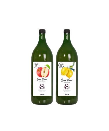 Suheylaana Natural Apple Vinegar 2000 Ml - Natural Lemon Vinegar 2000 Ml