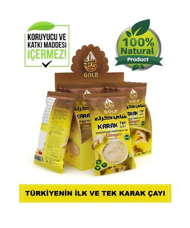SAHRA GOLD GINGER KARAK TEA 1 Box x10 pack - GINGER KARAK TEA 1 Piece x10 stick