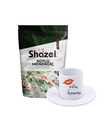 Shazel Milky Menengi Coffee 200 Gr. + Backward Dogs Turkish Coffee Cup