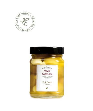 Almond Stuffed Green Olives from Hayal Bah e - Medium Size