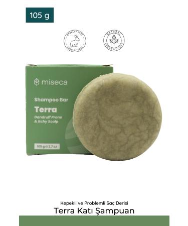 miseca Terra Solid Shampoo Dandruff Prone and Problematic Scalp 105 G