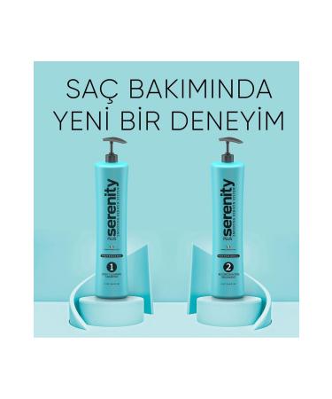 Serenity Plus KERATIN SMOOTING SYSTEM set of 2 1000 ml