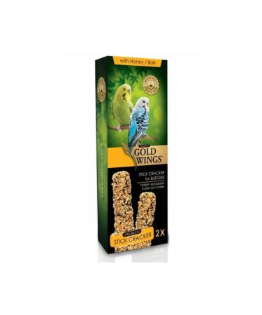 Gold Wings Premium Chat Honey Crackers 2 x 6 Pack