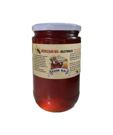 Homeland Flavors Guzelcamli Raw Cedar Honey - 850 gr Glass Jar