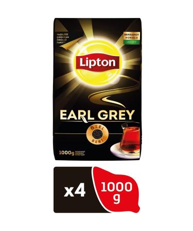Lipton Earl Grey Loose Tea 1000 Gr 4 Pieces