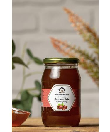 Marmaris Mimaras Natural Chestnut Honey 450 gr Black Sea Pure Honey