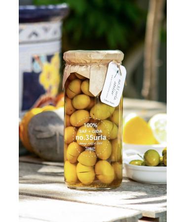 No35Urla Hammered Green Olives 500 Gr
