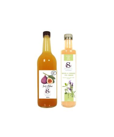 S heylaana Natural Fig Vinegar 750 ml and Natural Melissa + Black Pepper Vinegar 500 ml4