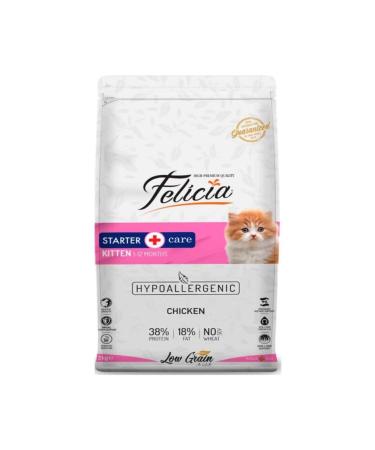 Felicia Kitten Chicken Low Grain Hypoallergenic Cat Food 2 Kg. X 2 Pieces