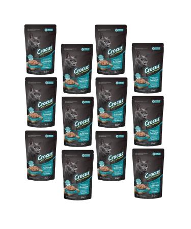 Crocus Pouch Grain-Free Jelly Salmon Sterilized Cat Canned Food 85 Gr (12 Pieces)