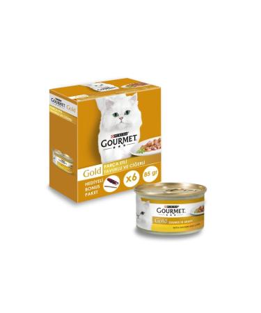 Gourmet Gourmet Piece Meat Chicken Liver Cat Wet Food 24x85 gr