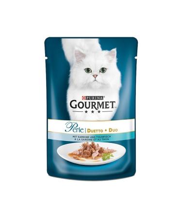 Gourmet Purina Perle Grilled Tuna Cat Wet Food 85 Gr 12 Pieces