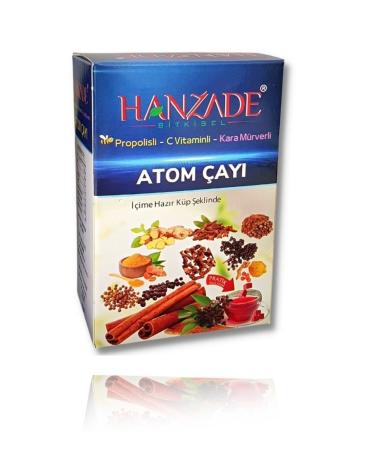 Hanzade Herbal Propolis - Vitamin C - Black Elderberry Atomic Tea Winter Tea 150 gr X 2 Pieces - Buy Online on GoSupps.com