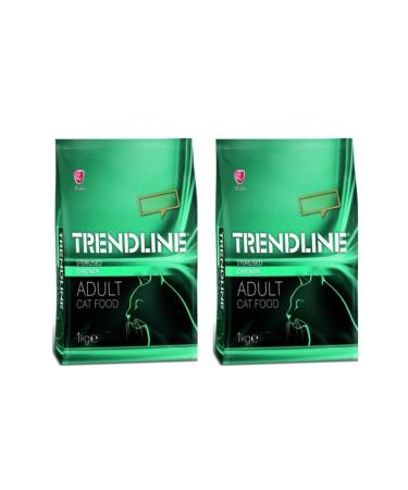 Trendline Sterilized Chicken Cat Food 1 kg Set of 2