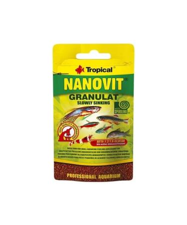 Tropical Nanovit Granulat Granular Fish Food for Tropical Fish 10 gr