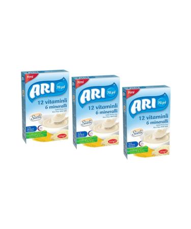 Bee Mama Bee 12 Vitamin 6 Mineral Milk Rice Plain 250 Gr - 3 Pieces