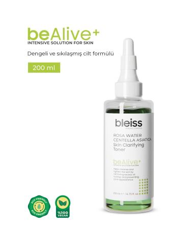 bleiss | beAlive+ Skin Revitalizer and Pore Tightening Toner