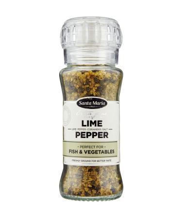 IKEA SANTA MARIA Lime Spice 90g - Refillable Glass jar with ceramic mill