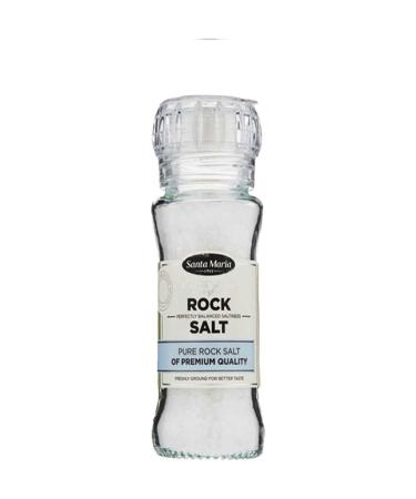 IKEA SANTA MARIA Pure rock salt 140gr Refillable Glass jar with ceramic mill