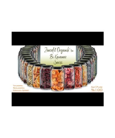 Ginger Organic Chia Seeds One Jar 660 cc. Glass Jar Pure Chia Seeds - Buy Online on GoSupps.com