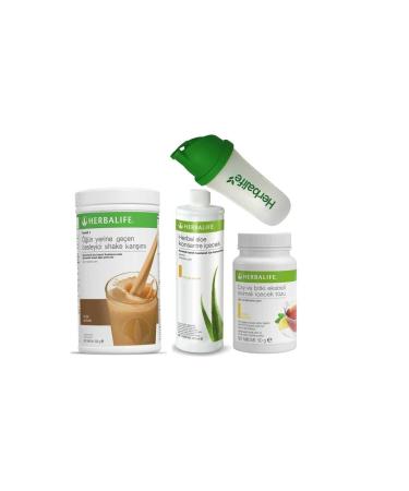 Herbalife HAPPY SET CHOCOLATE SHAKE+ALOEVERA+PEACH 50gr TEA