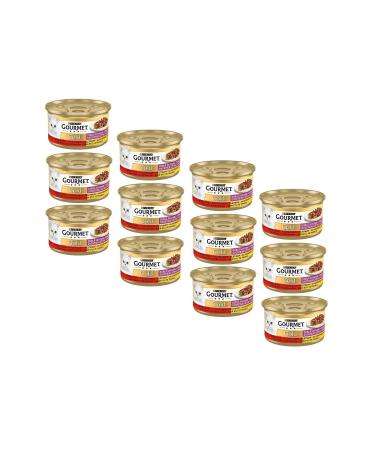 Gourmet Gold Chicken Adult Cat Minced Canned Food 6x85 gr