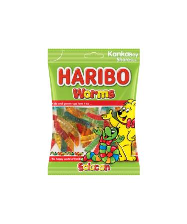 Haribo Worm 80 gr X 5 Pieces