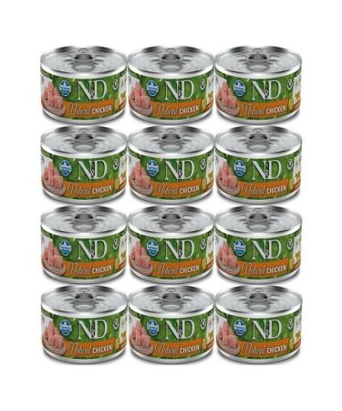 N & D Natural Cat Chicken 80 Gr 12 Pack