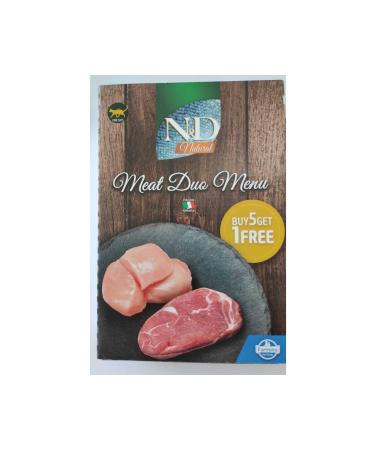 N & D Neo Pet Market Grain-Free Mixed (3 Lamb 3 Chicken) Cat Canned Food 70 Gr X 6 Pieces