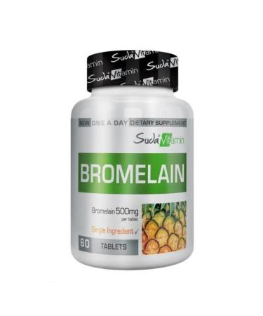Vitamin Bromelain in Water 500 Mg 60 Tablets