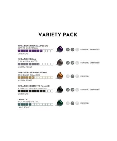 Nespresso Ispirizione Italia Series Set of 5 R stretto Genova Livanto Roma Arpeggio Capriccio - Buy Online on GoSupps.com
