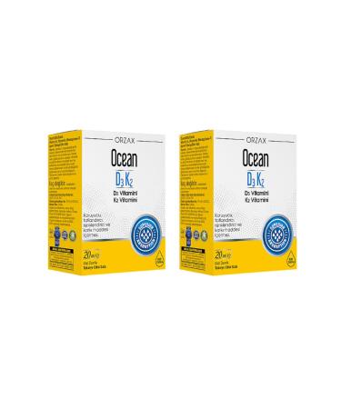 Ocean Orzax D3 Vitamin K2 Set of 2