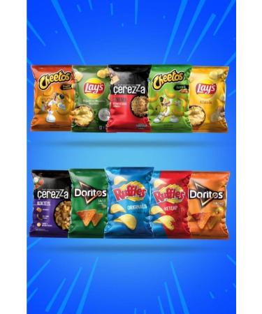 PepsiCo Giant Chips Pack (Lay's Ruffles Doritos Cheetos Cookieza) - Buy Online on GoSupps.com